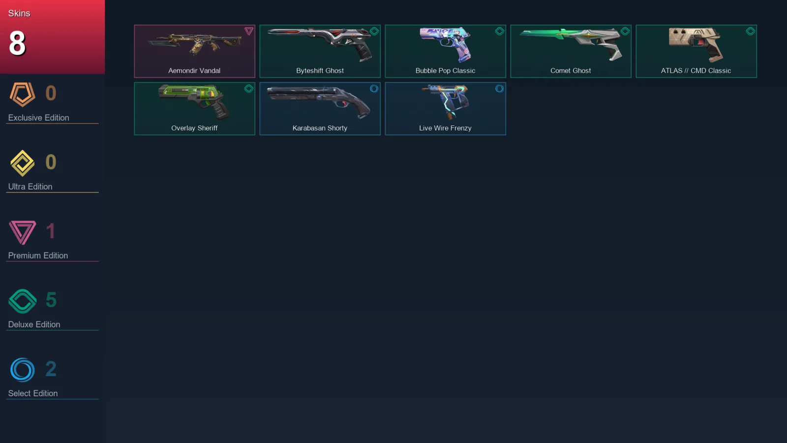 AP | Lv131 | Unranked | 8 Skin | 27 Agent | 49 Buddy — Valorant account