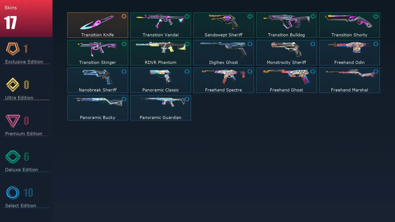 [Valorant] | EU | Level 153 | 27 Agents | 17 Skins — Valorant account
