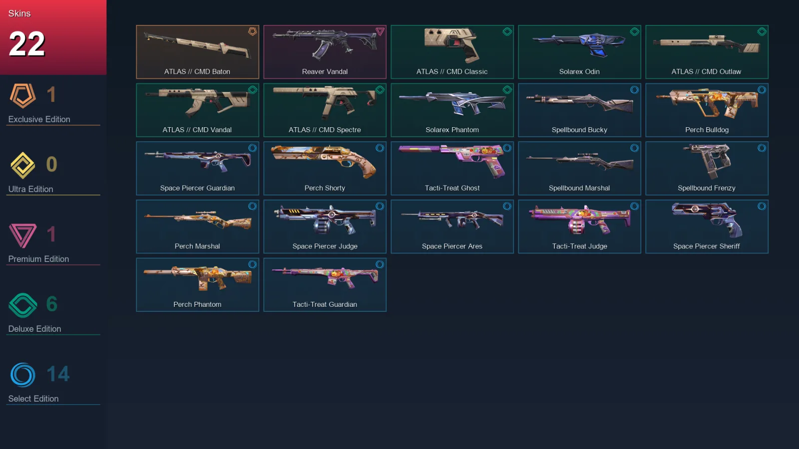LA | Lv43 | Unranked | 22 Skin | 15 Agent | 26 Buddy — Unranked / Smurf Valorant
