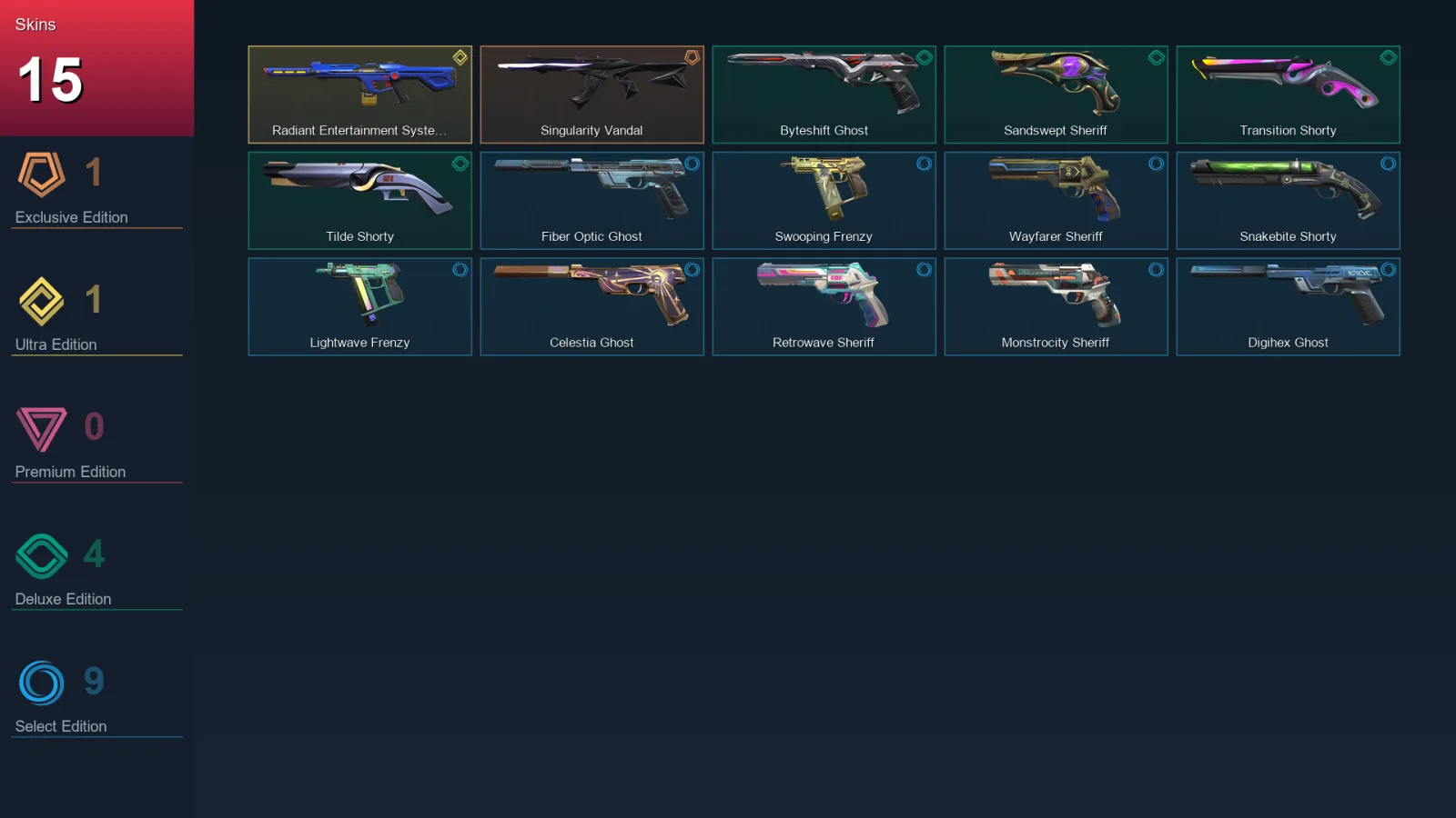 AP | Lv260 | Unranked | 15 Skin | 27 Agent | 100 Buddy — Valorant account