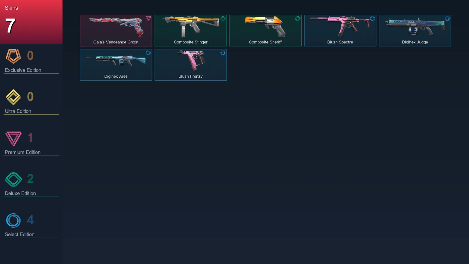 EU | Lv23 | Unranked | 7 Skin | 9 Agent | 9 Buddy