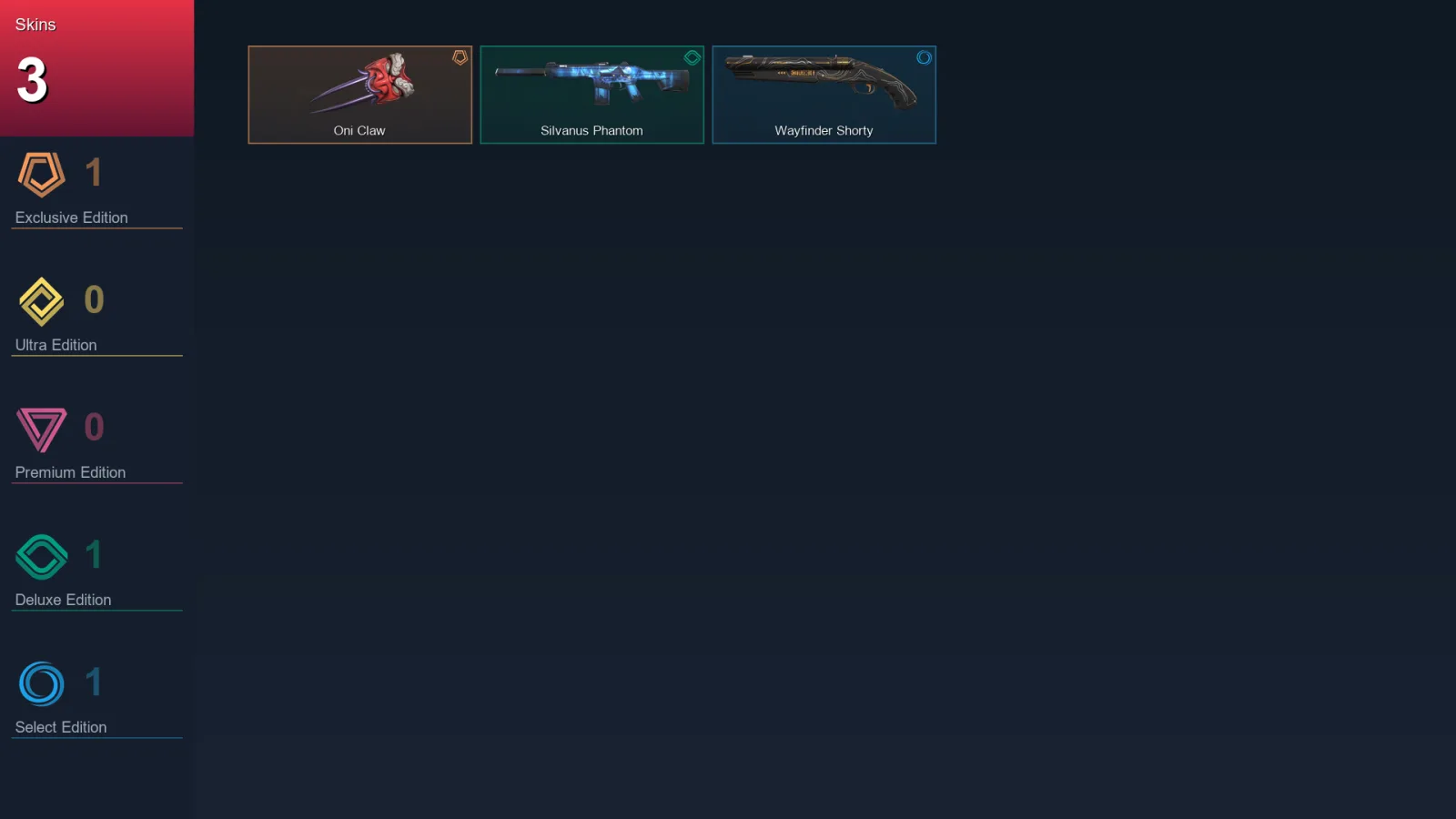 NA | Lv26 | Unranked | 3 Skin | 9 Agent | 23 Buddy