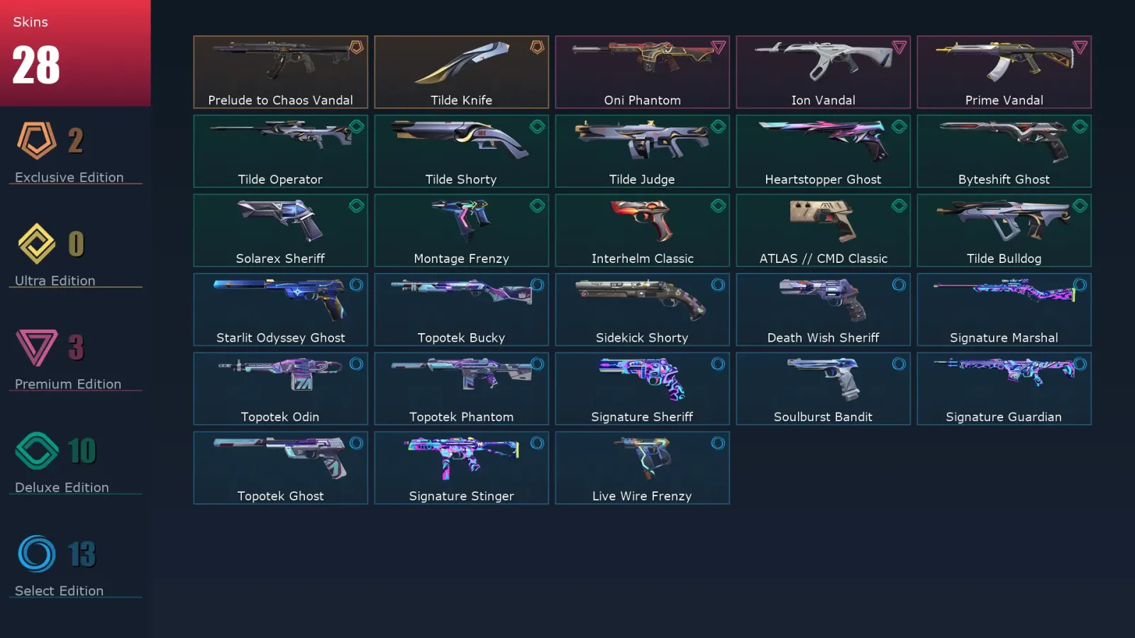 [Valorant] | EU | Level 1 | Immortal 1 | 29 Agents | 28 Skins — Valorant account