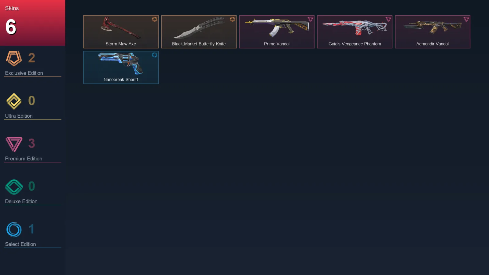 AP | Lv44 | Gold III | 6 Skin | 12 Agent | 18 Buddy