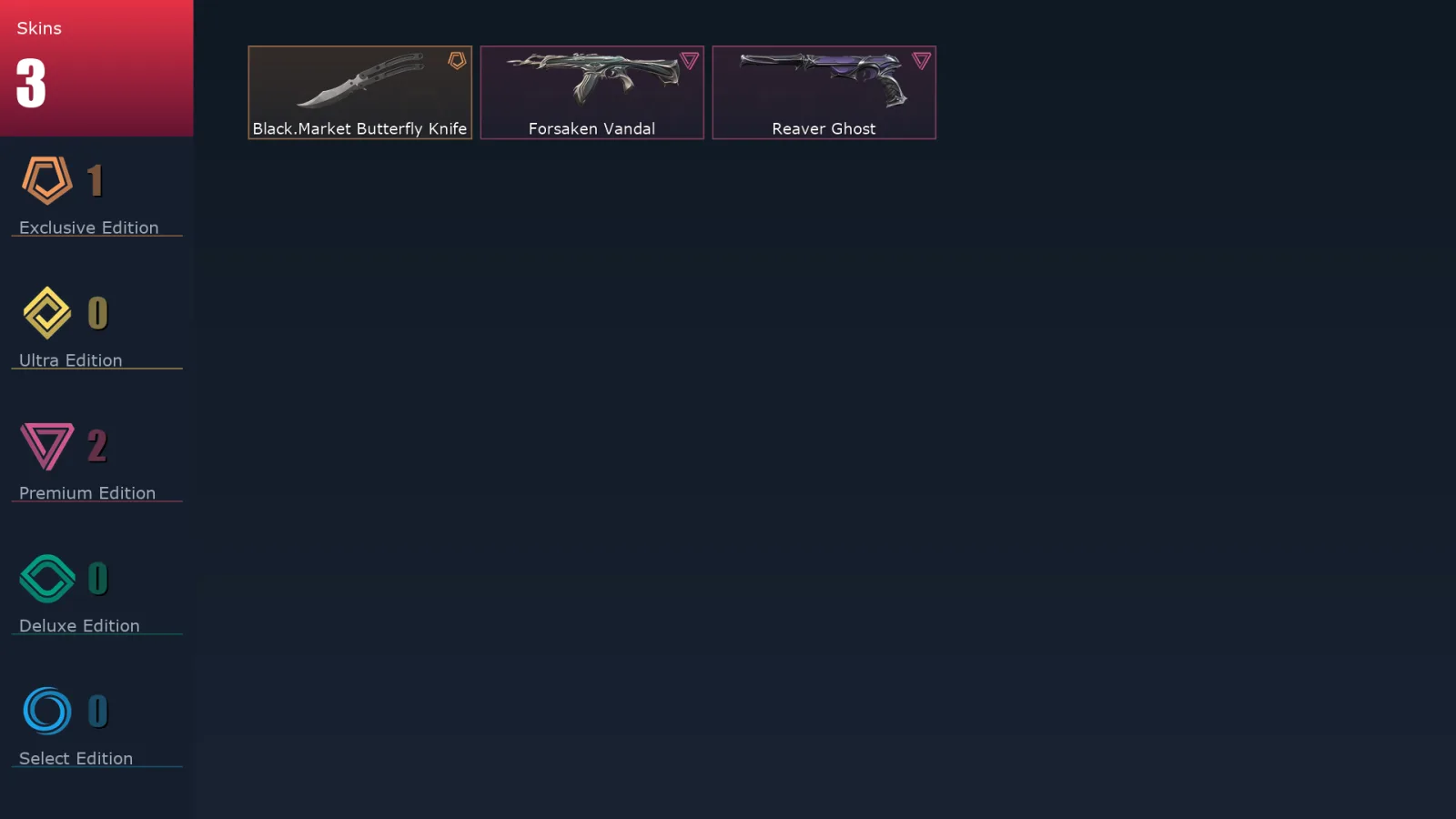 [Valorant] | EU | Level 6 | 7 Agents | 3 Skins