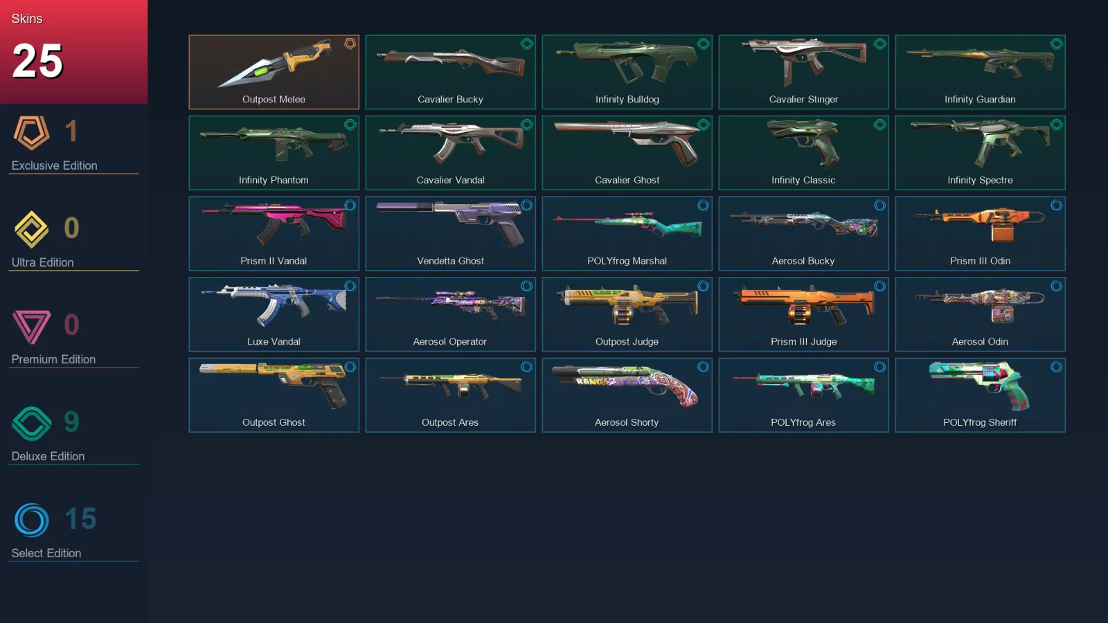 NA | Lv64 | Unranked | 25 Skin | 20 Agent | 56 Buddy