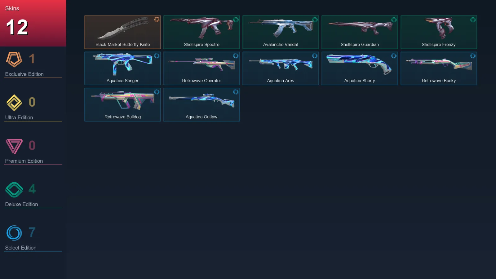 EU | Lv36 | Unranked | 12 Skin | 10 Agent | 18 Buddy — Valorant account