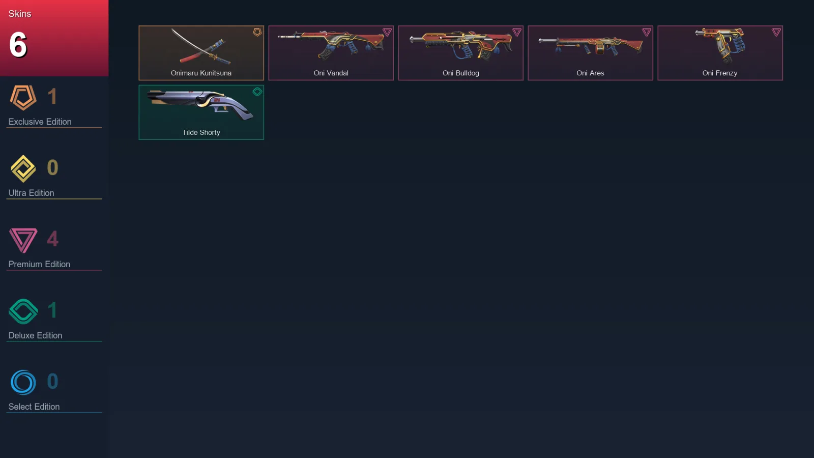 EU | Lv80 | Unranked | 6 Skin | 25 Agent | 26 Buddy