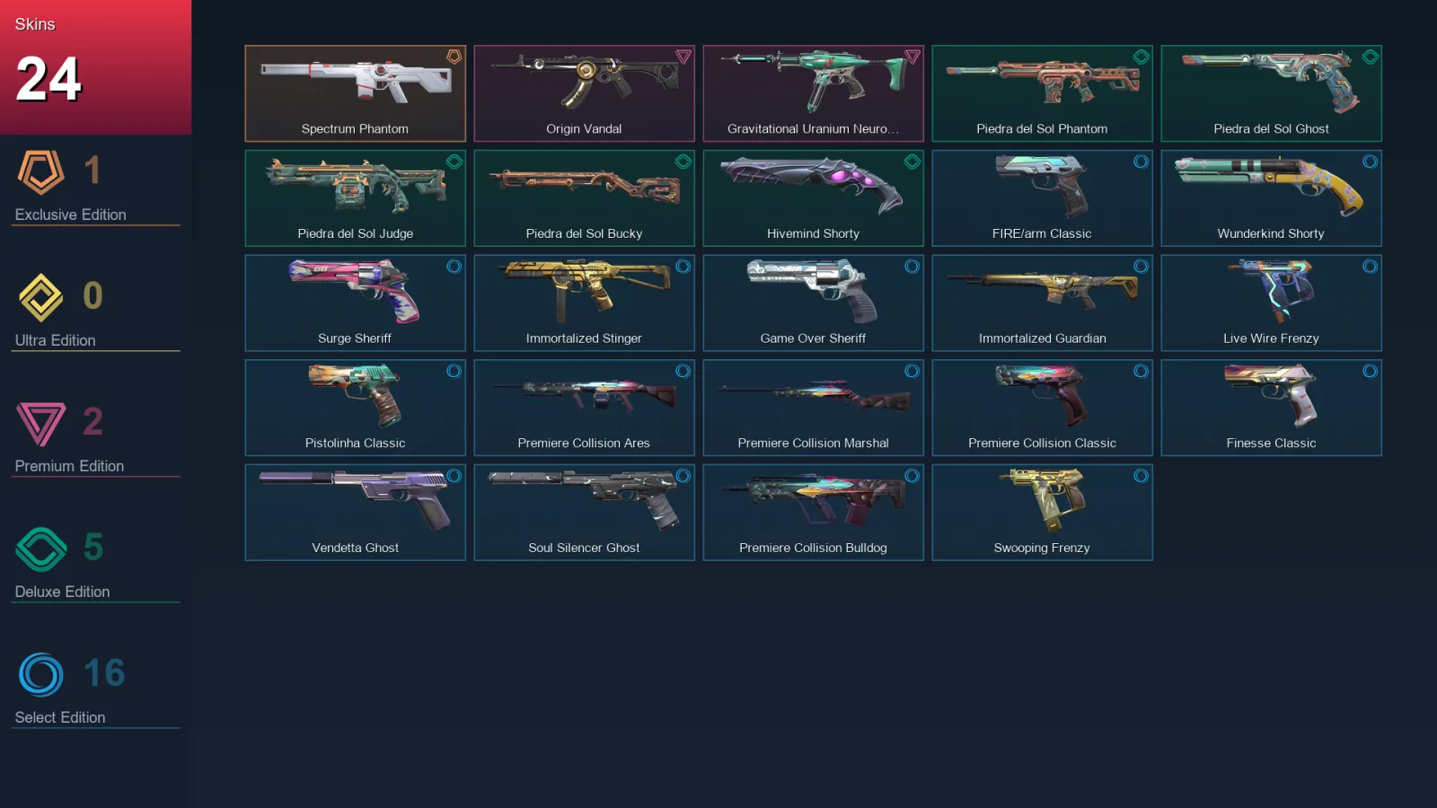 AP | Lv156 | Unranked | 24 Skin | 25 Agent | 78 Buddy — Valorant account