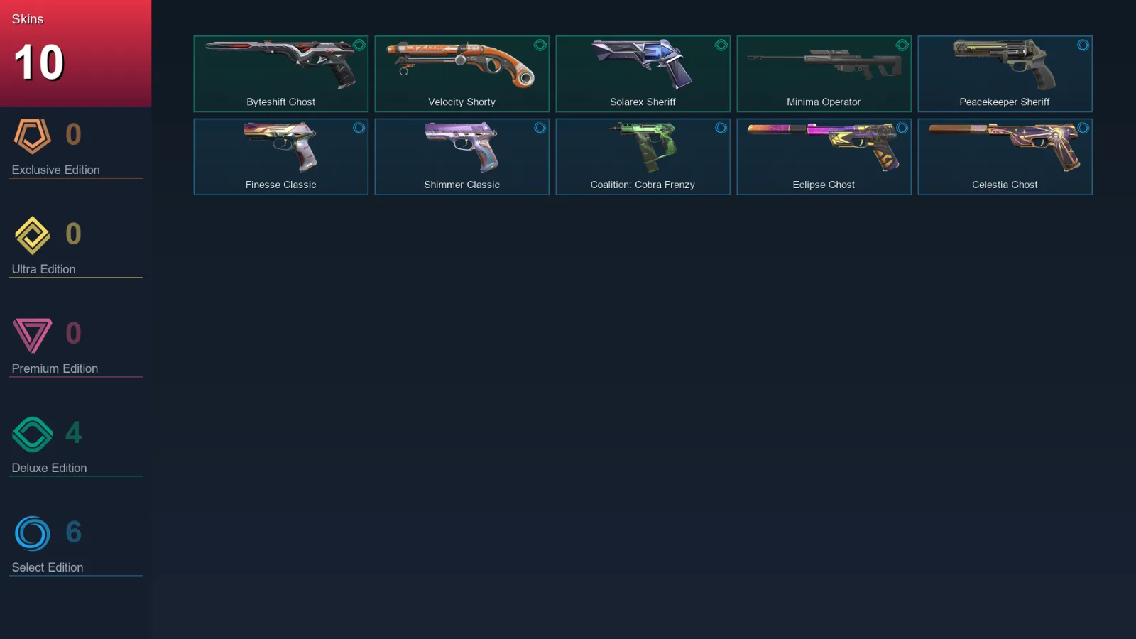EU | Lv128 | Unranked | 10 Skin | 23 Agent | 48 Buddy — Valorant account