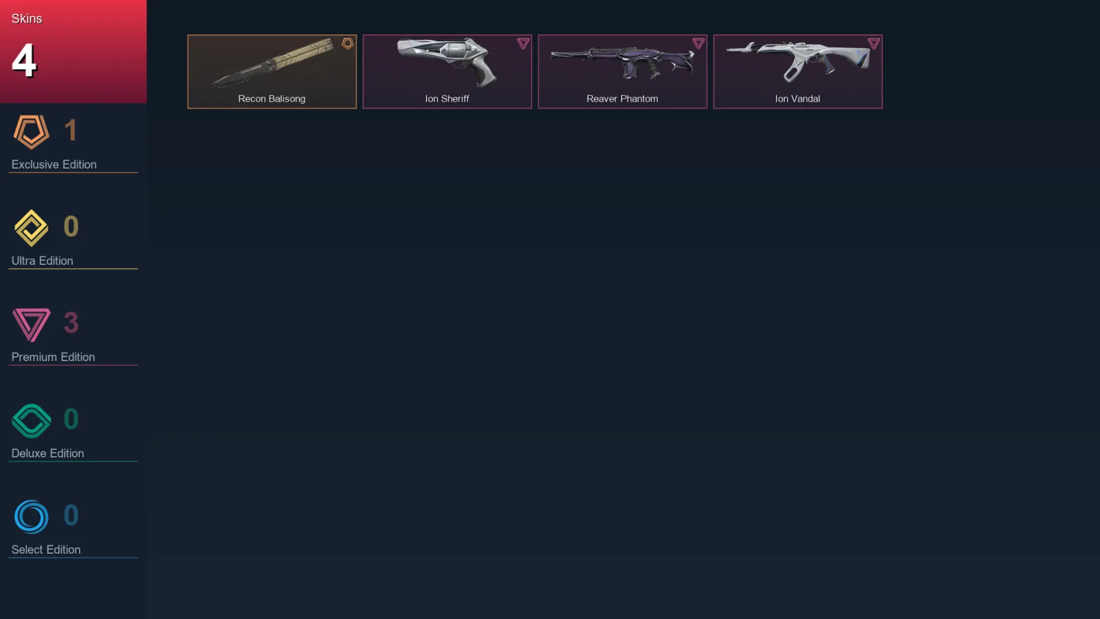AP | Lv32 | Unranked | 4 Skin | 12 Agent | 10 Buddy