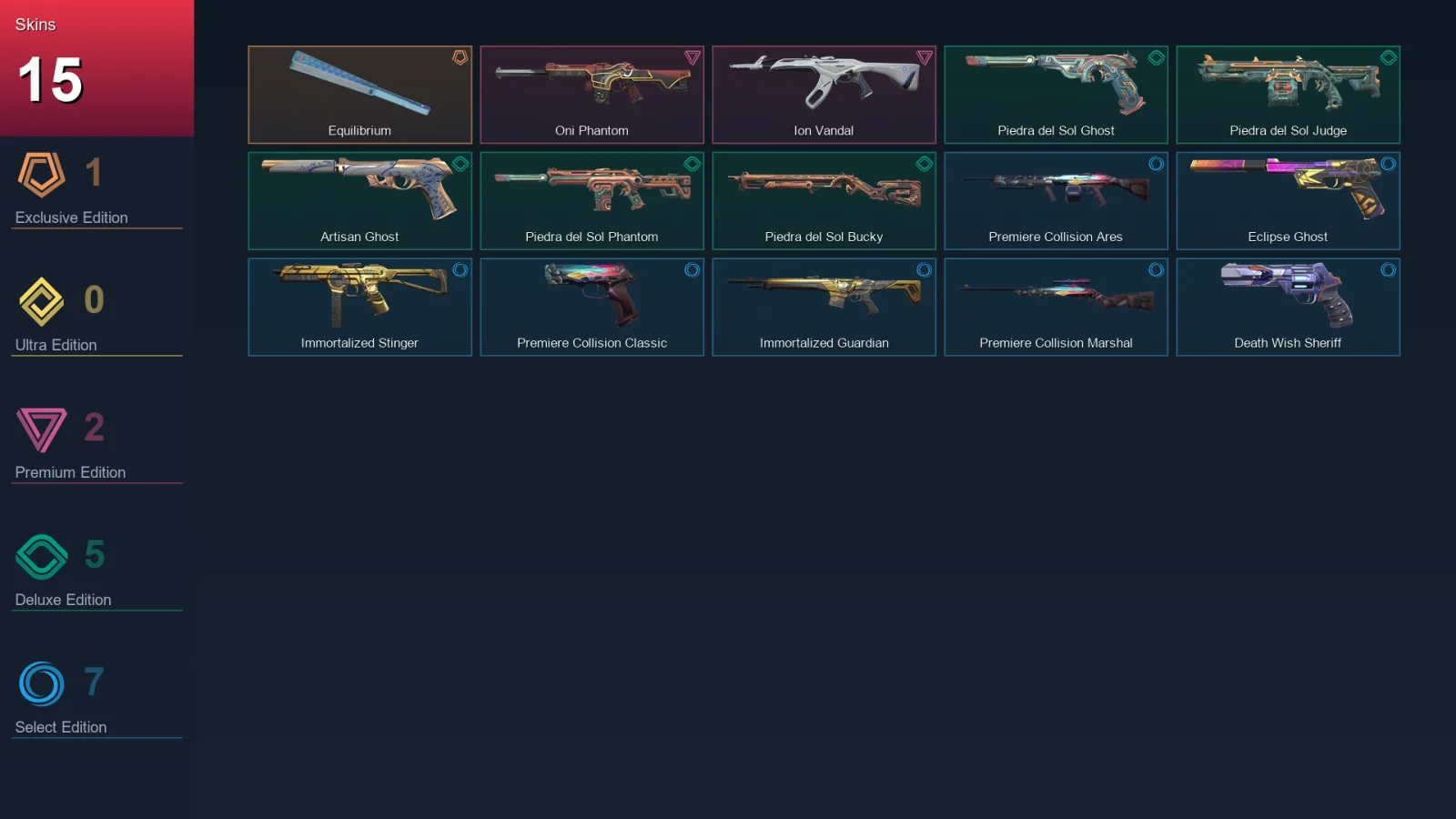 AP | Lv88 | Unranked | 15 Skin | 23 Agent | 50 Buddy