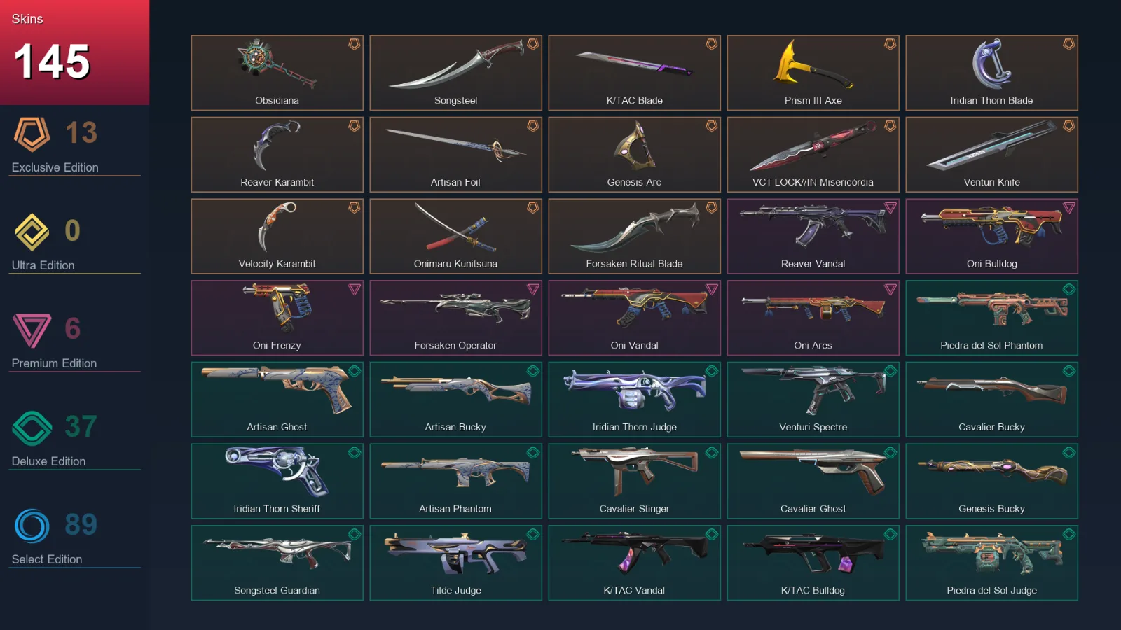 BR | Lv264 | Unranked | 145 Skin | 22 Agent | 138 Buddy