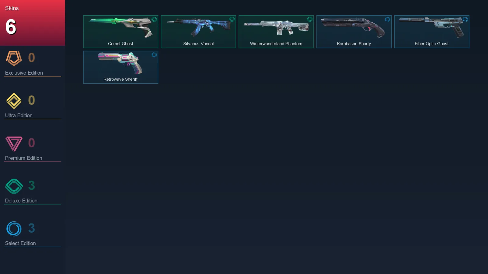 AP | Lv92 | Unranked | 6 Skin | 20 Agent | 25 Buddy