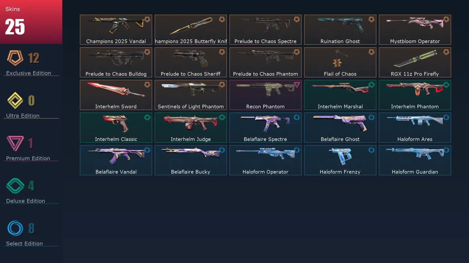[Valorant] | EU | Level 47 | Ascendant 1 | 15 Agents | 25 Skins — Valorant account