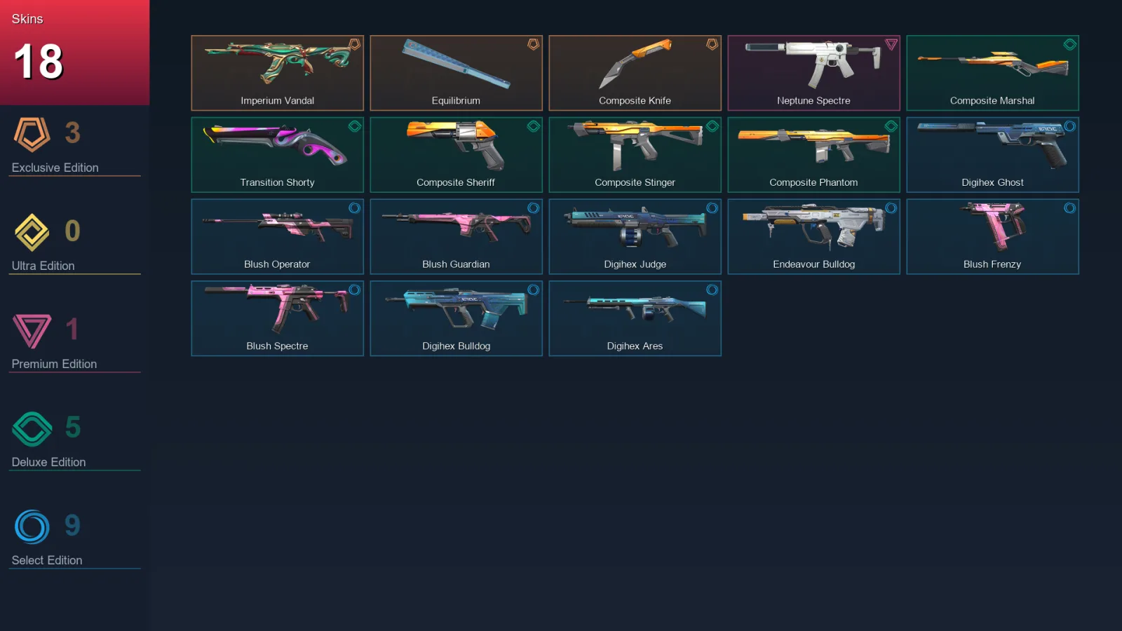 EU | Lv67 | Unranked | 18 Skin | 23 Agent | 28 Buddy — Valorant account