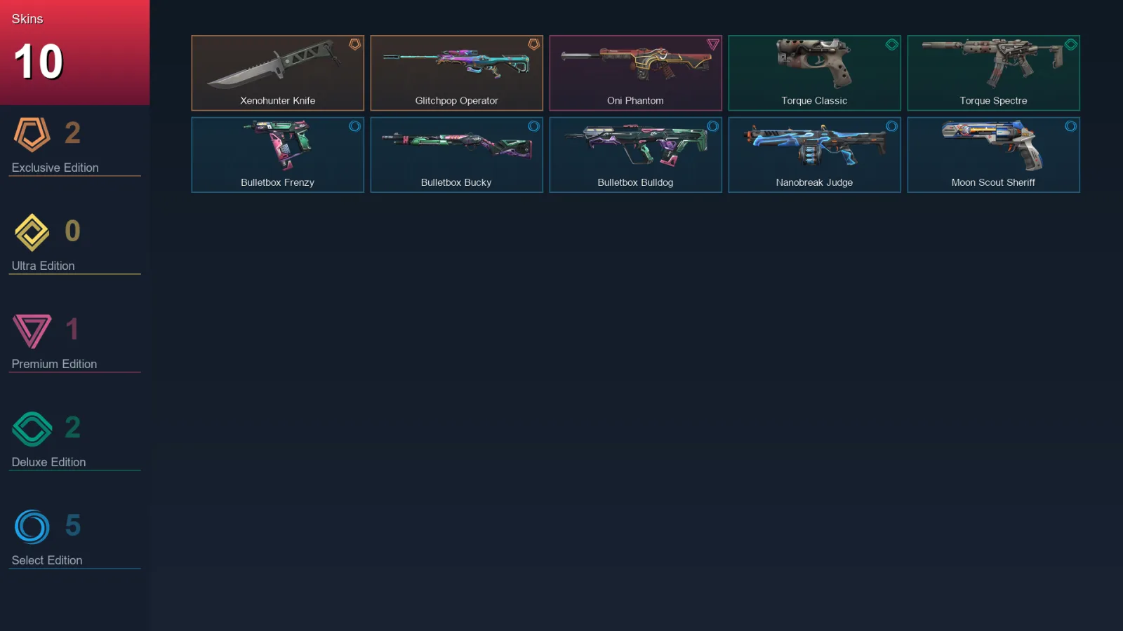AP | Lv16 | Unranked | 10 Skin | 7 Agent | 6 Buddy