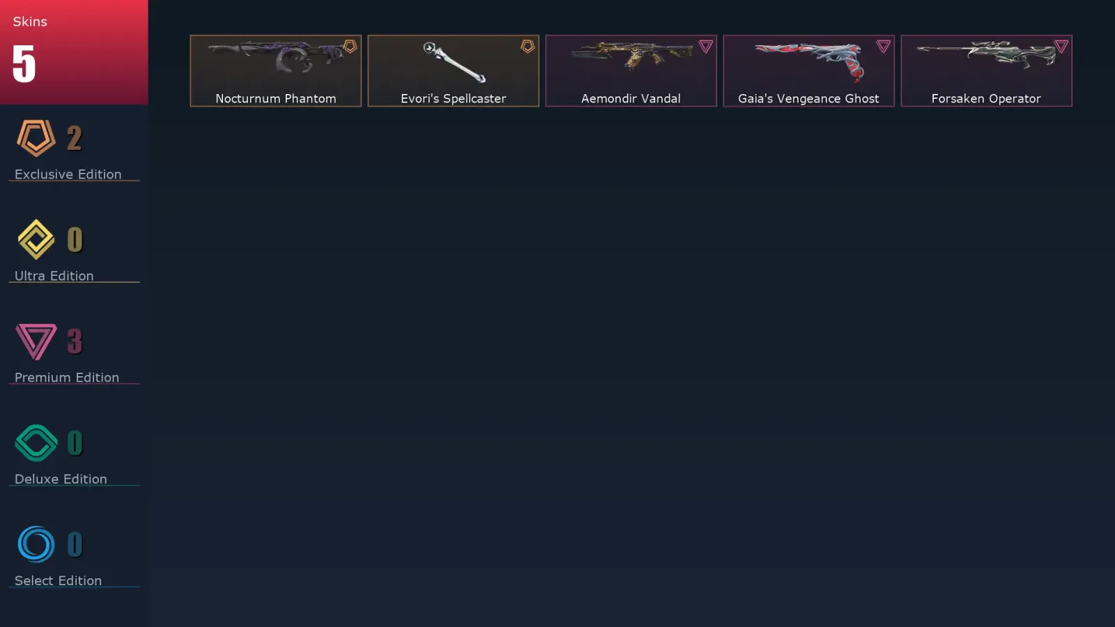 [Valorant] | EU | Level 26 | Ascendant 1 | 10 Agents | 5 Skins