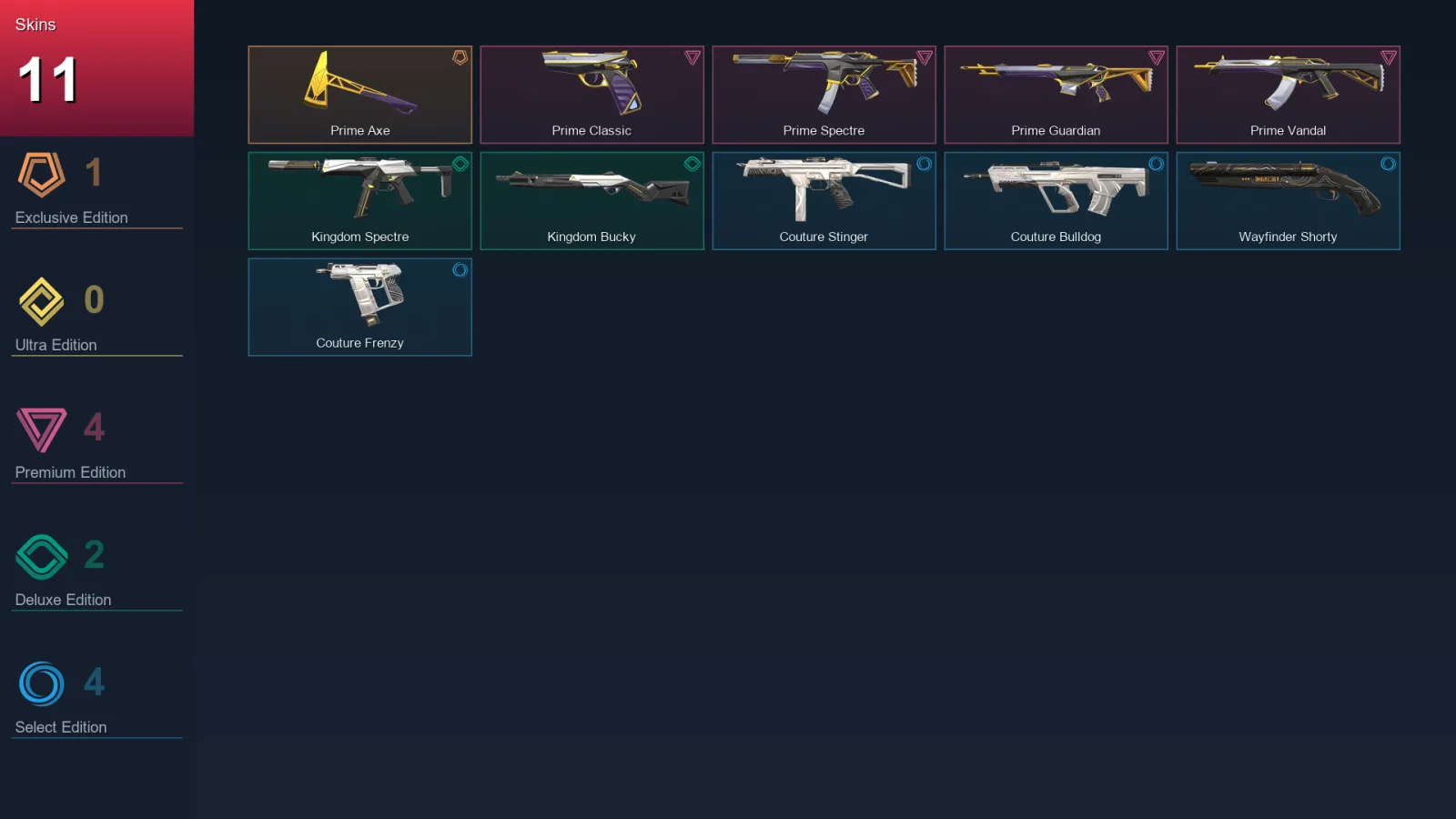 NA | Lv6 | Unranked | 11 Skin | 9 Agent | 14 Buddy