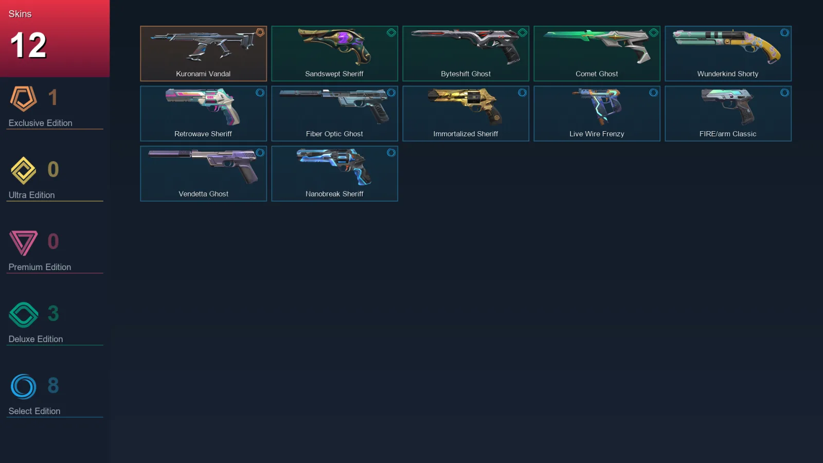 AP | Lv196 | Unranked | 12 Skin | 28 Agent | 78 Buddy — Valorant account