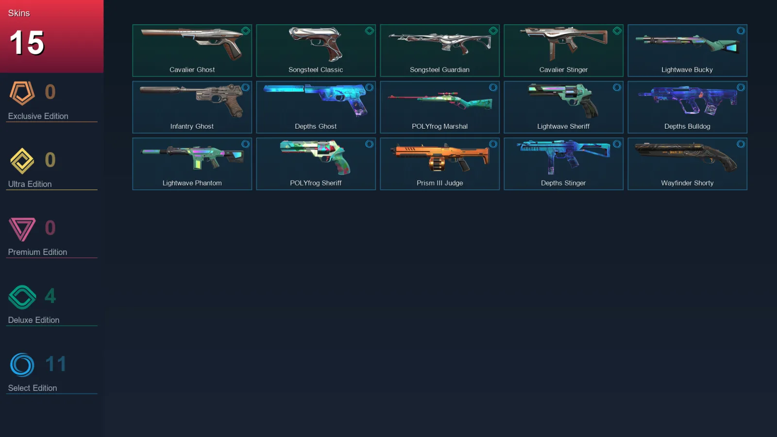 EU | Lv8 | Unranked | 15 Skin | 10 Agent | 16 Buddy