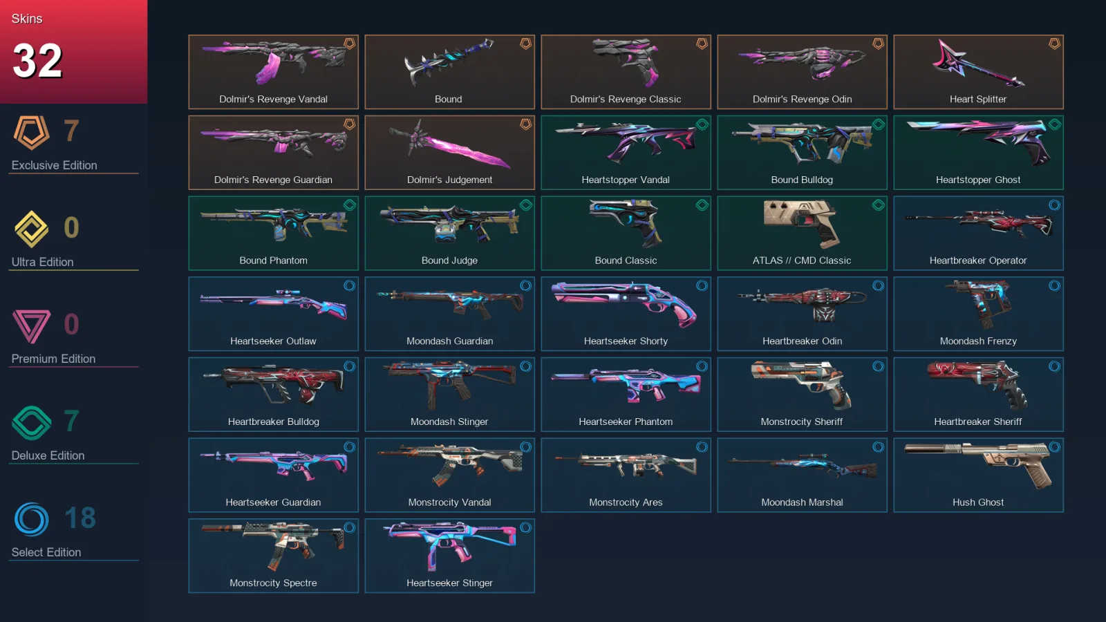 BR | Lv94 | Unranked | 32 Skin | 27 Agent | 68 Buddy — Valorant account