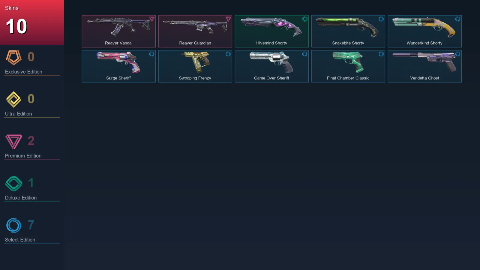 AP | Lv75 | Unranked | 10 Skin | 13 Agent | 34 Buddy