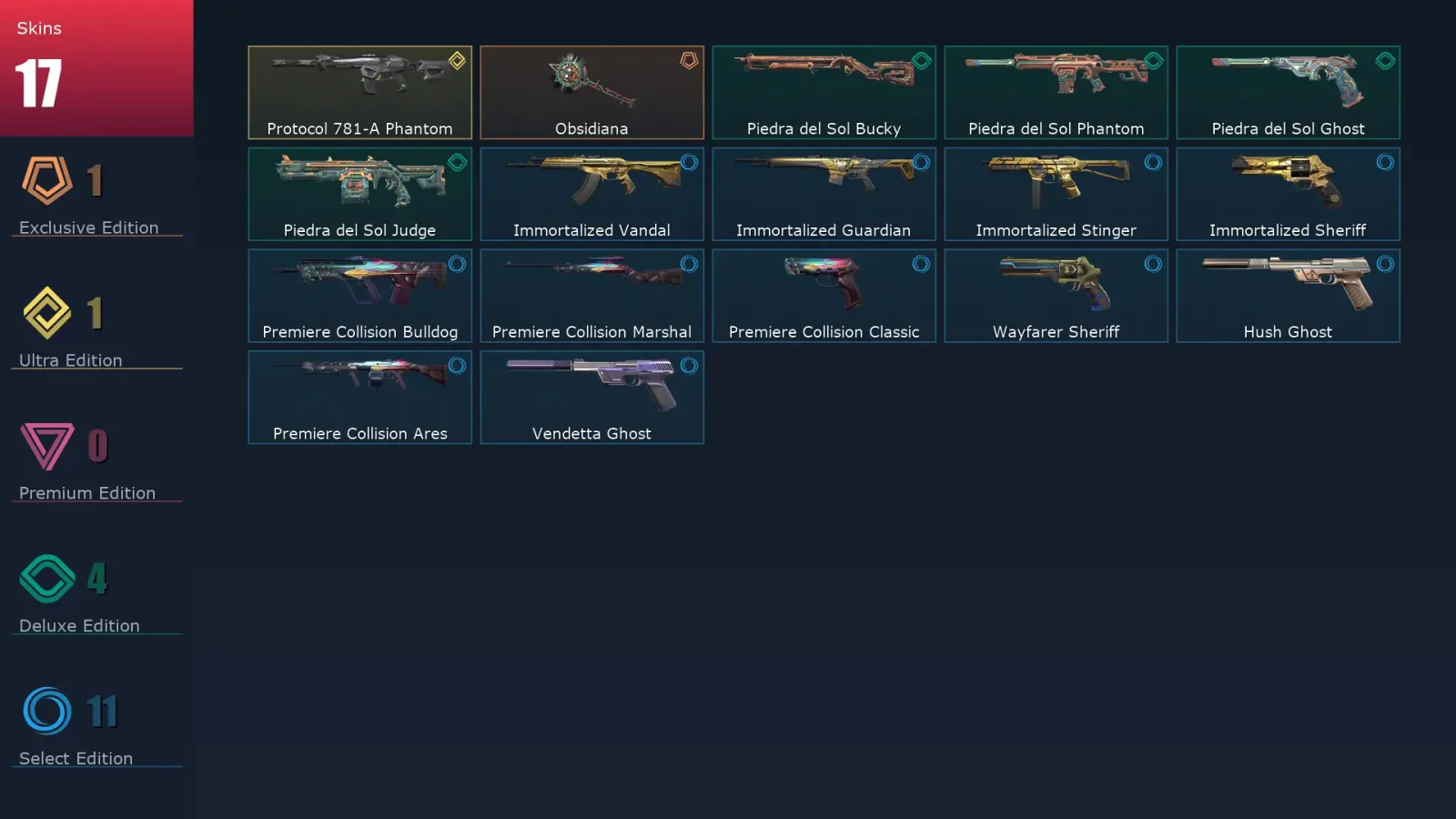 [Valorant] | EU | Level 90 | 21 Agents | 17 Skins — Valorant account