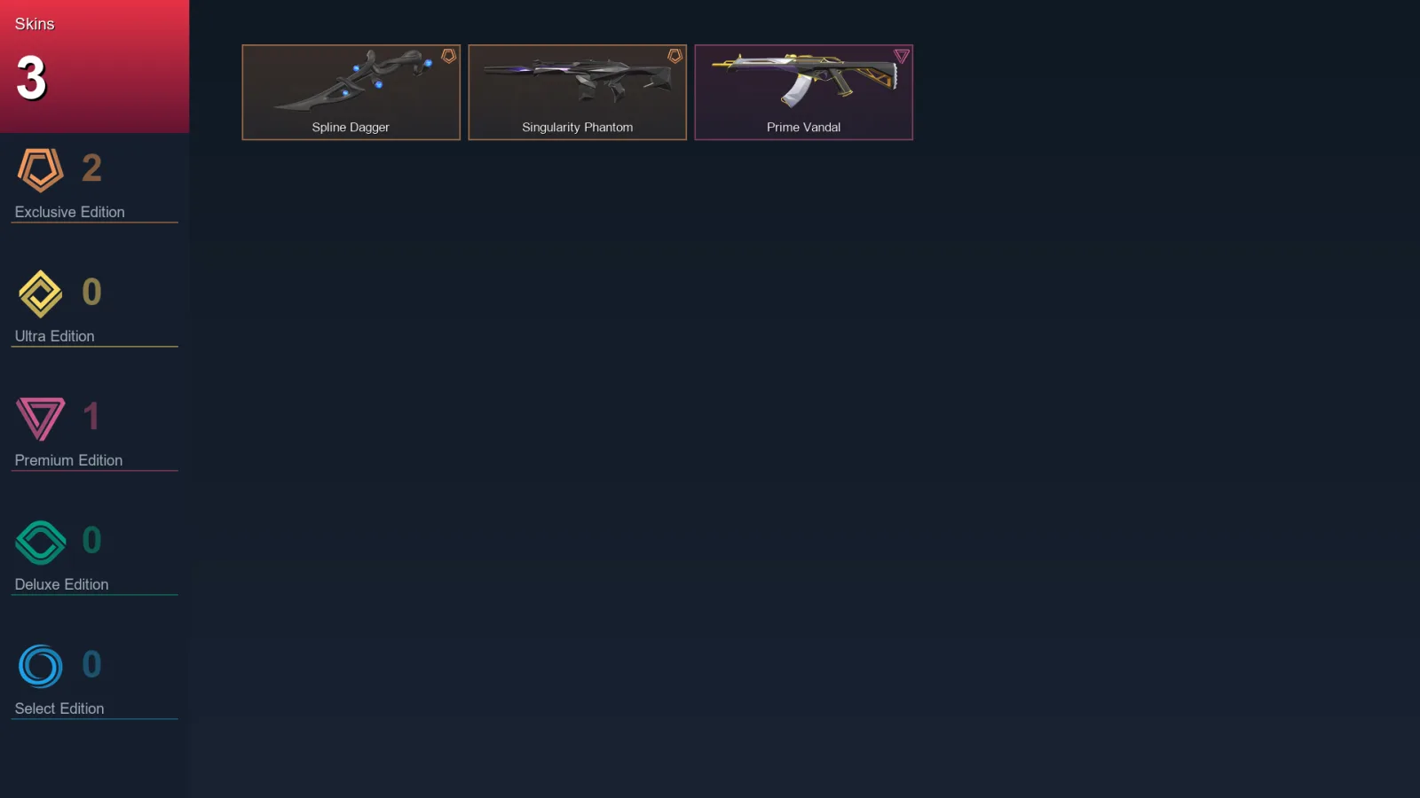 AP | Lv29 | Unranked | 3 Skin | 9 Agent | 17 Buddy