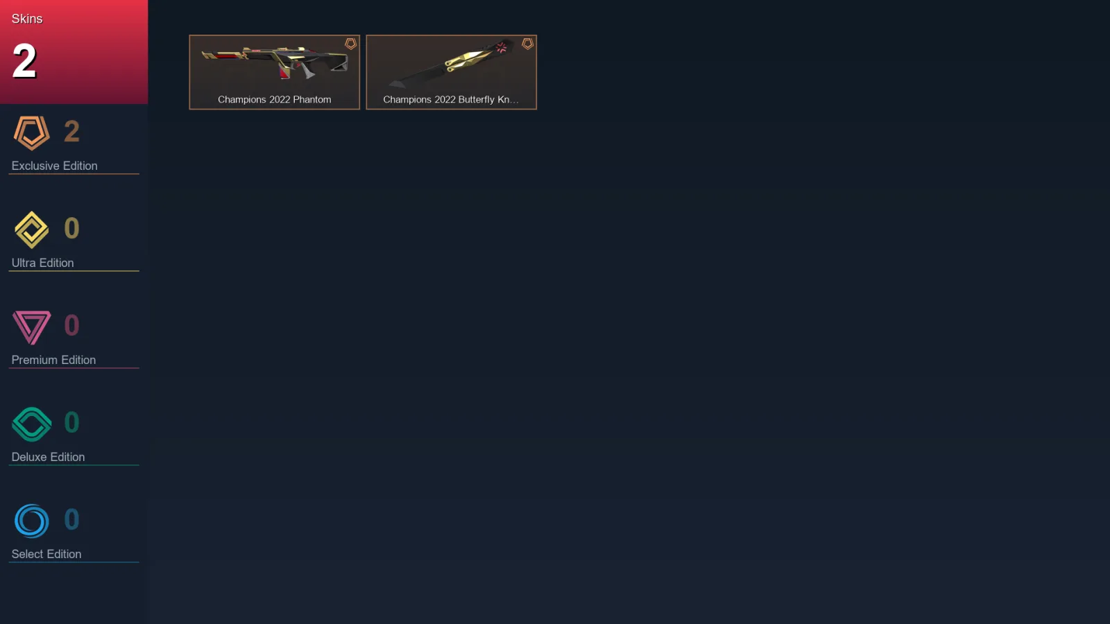 AP | Lv19 | Unranked | 2 Skin | 7 Agent | 7 Buddy