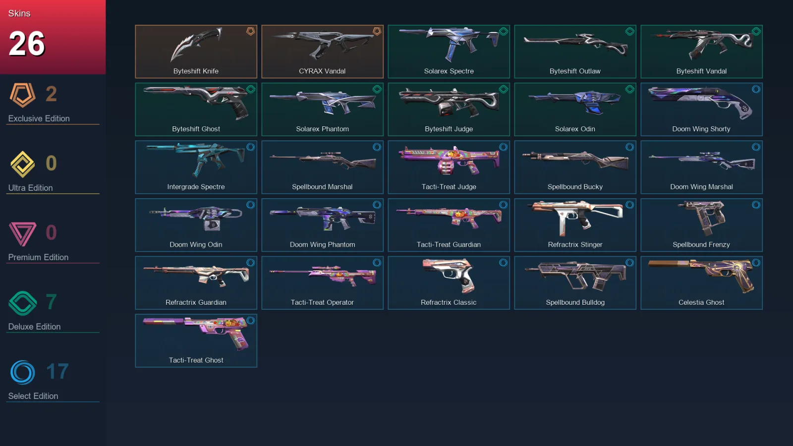 LA | Lv61 | Unranked | 26 Skin | 20 Agent | 31 Buddy — Valorant account