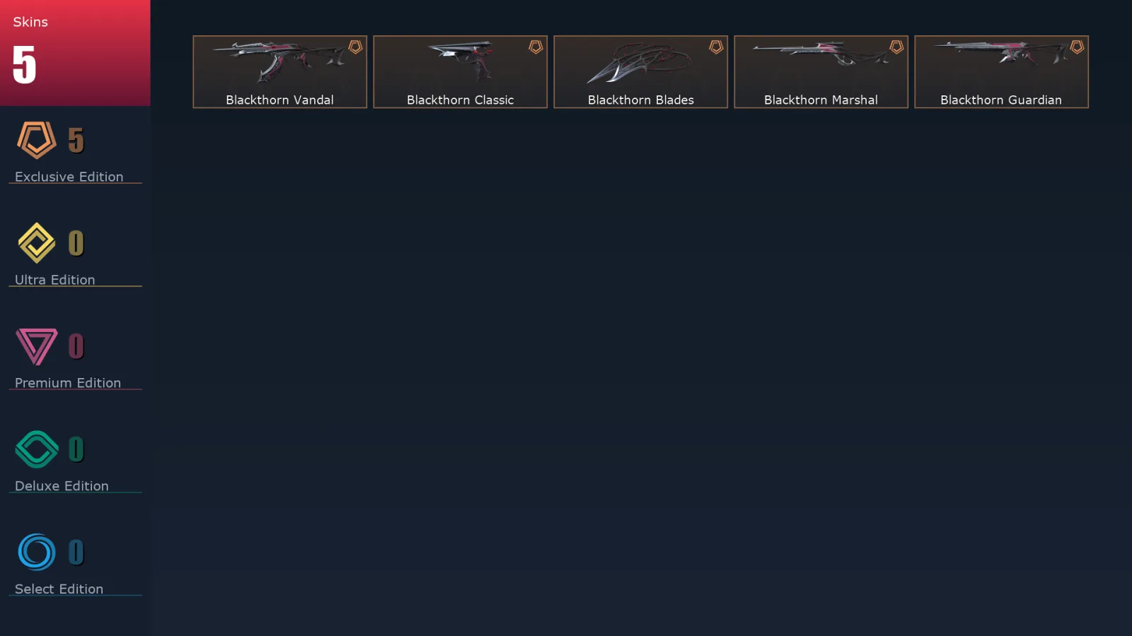 [Valorant] | EU | Level 16 | 8 Agents | 5 Skins