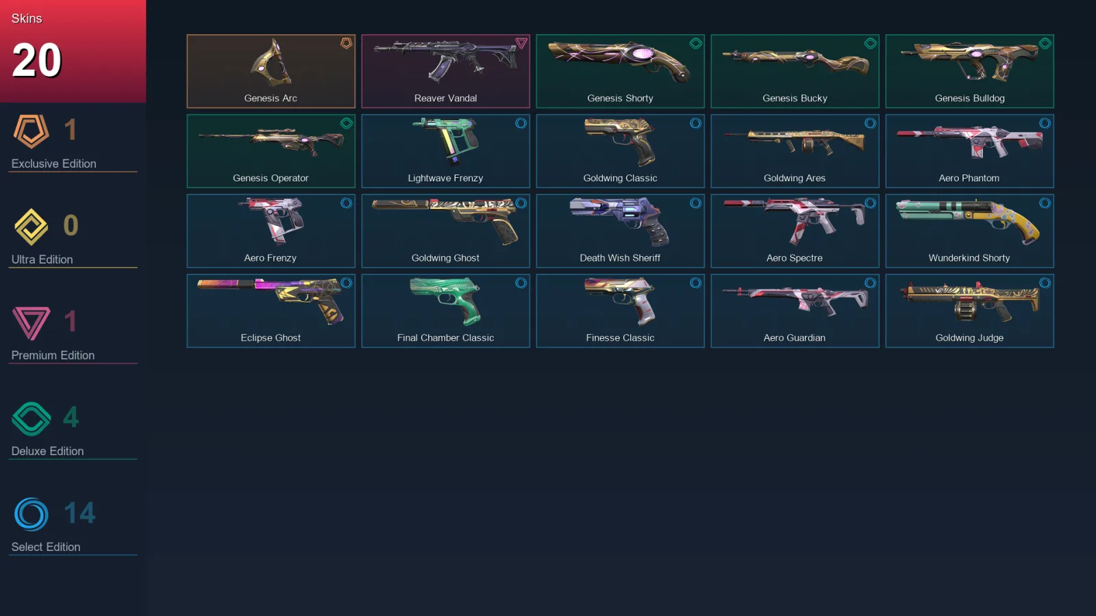 EU | Lv151 | Unranked | 20 Skin | 27 Agent | 62 Buddy — Valorant account
