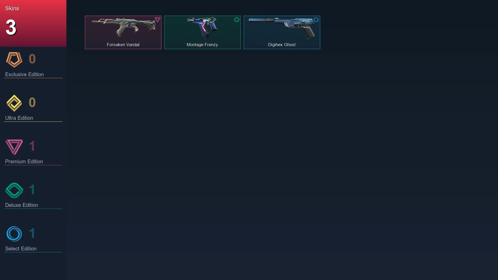 EU | Lv47 | Unranked | 3 Skin | 16 Agent | 19 Buddy — Valorant account