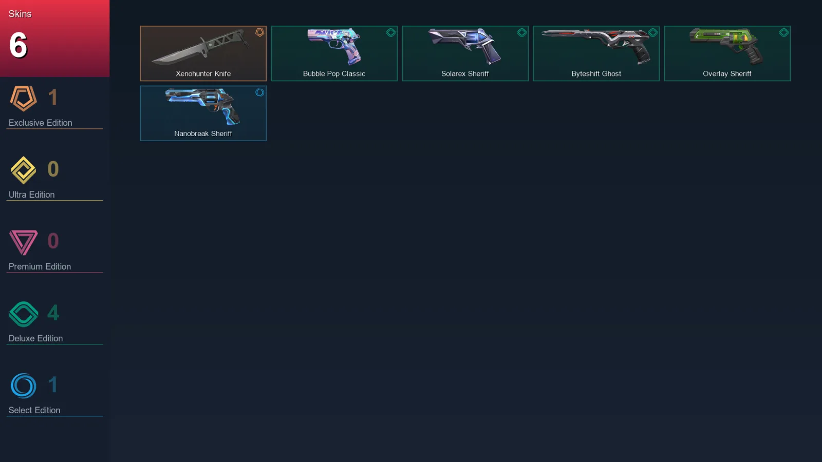 AP | Lv101 | Unranked | 6 Skin | 27 Agent | 37 Buddy