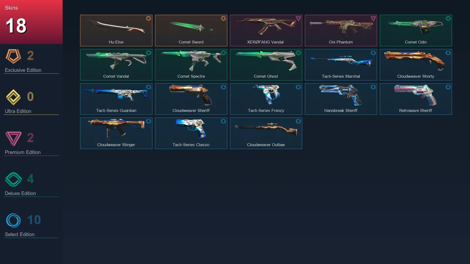 EU | Lv86 | Unranked | 18 Skin | 26 Agent | 36 Buddy — Valorant account