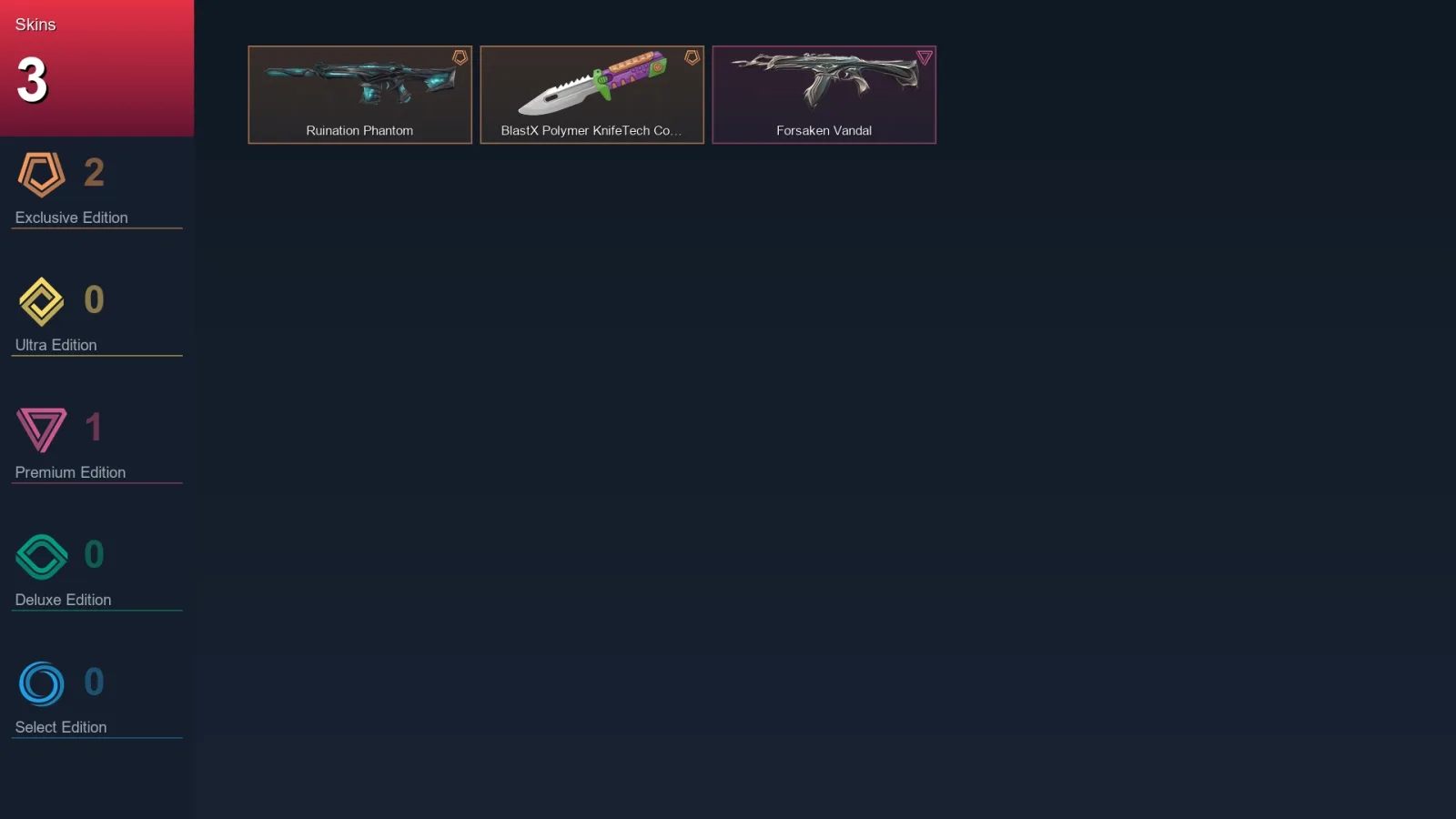 AP | Lv35 | Unranked | 3 Skin | 12 Agent | 15 Buddy