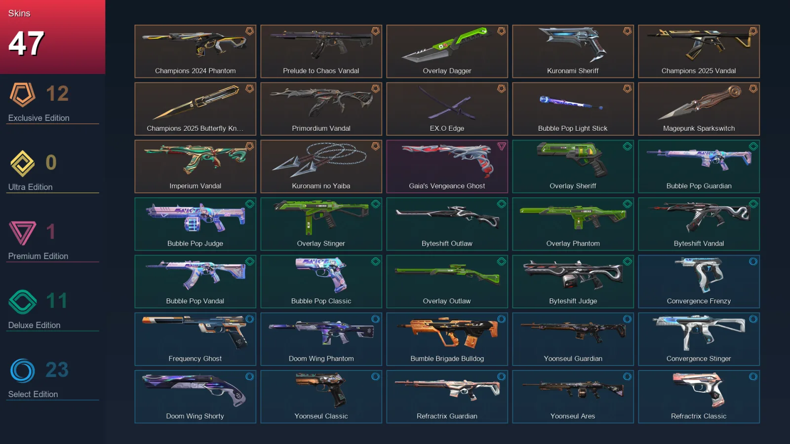 EU | Lv73 | Unranked | 47 Skin | 26 Agent | 55 Buddy — Valorant account