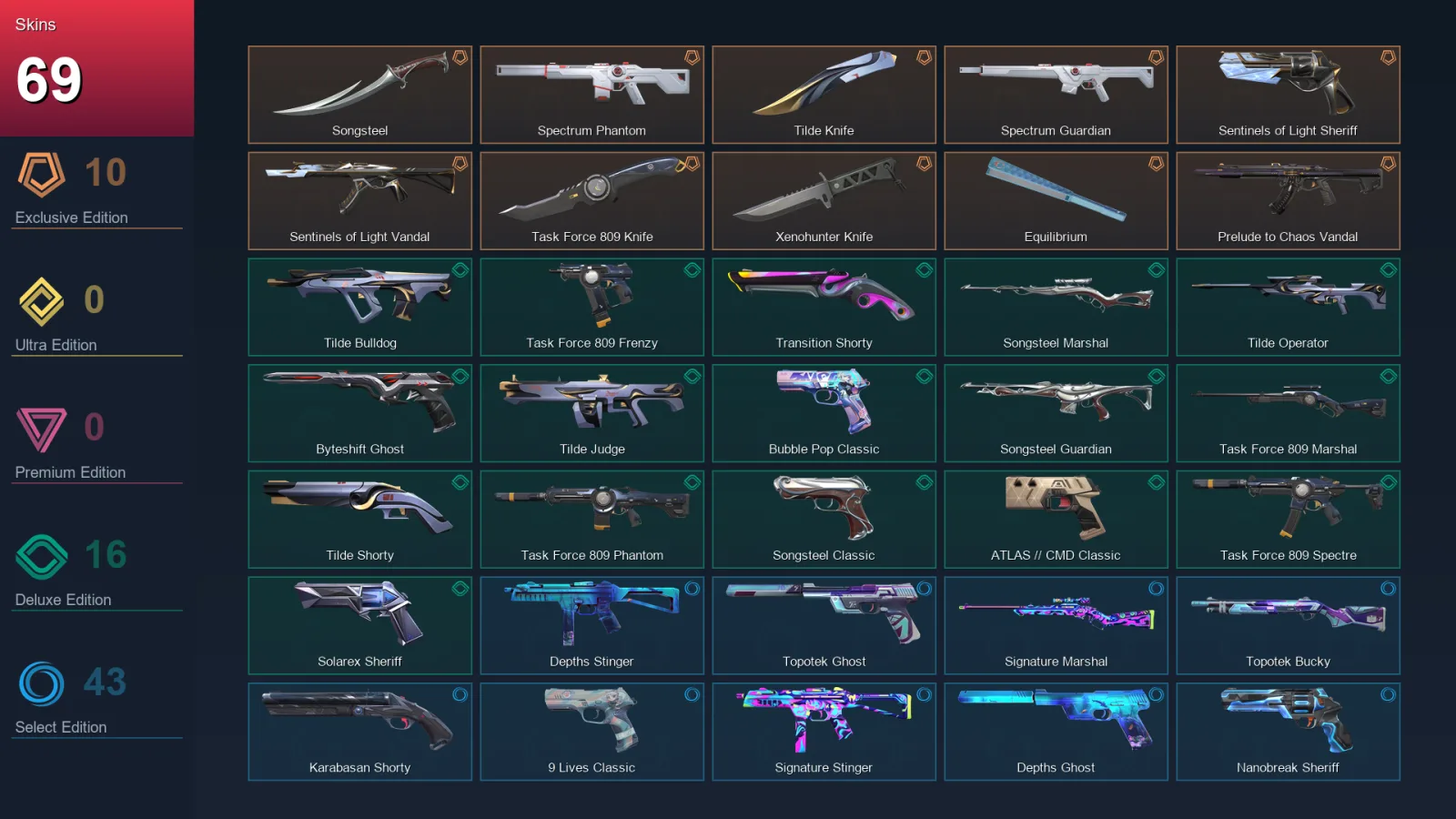 EU | Lv331 | Unranked | 69 Skin | 27 Agent | 160 Buddy — Valorant account