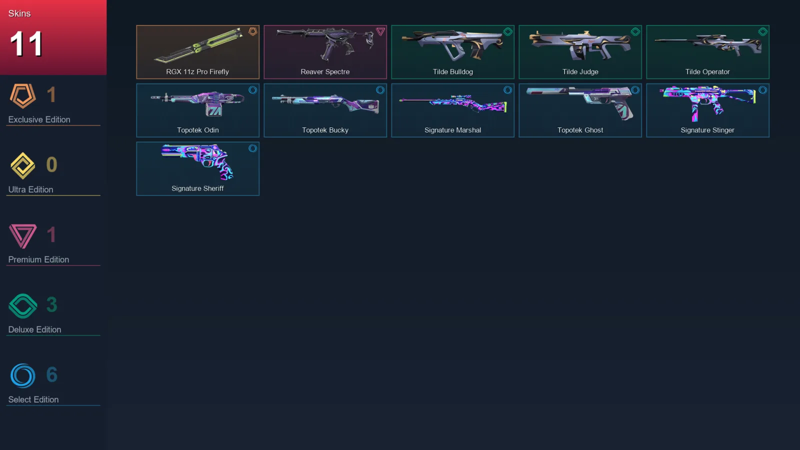 NA | Lv25 | Unranked | 11 Skin | 12 Agent | 10 Buddy — Unranked / Smurf Valorant