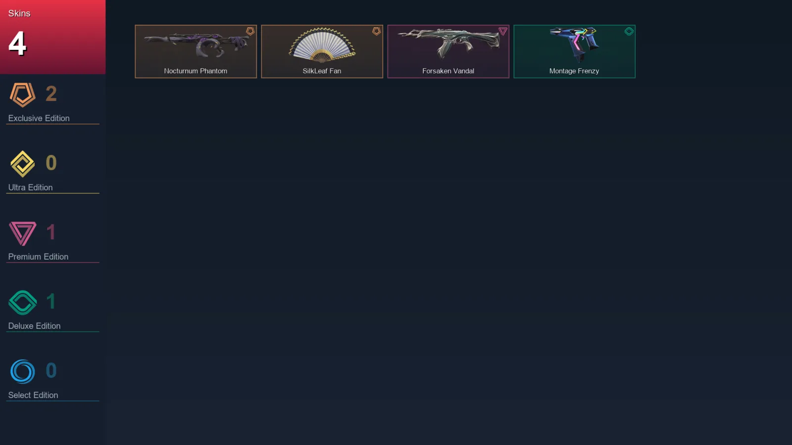 EU | Lv40 | Unranked | 4 Skin | 10 Agent | 12 Buddy