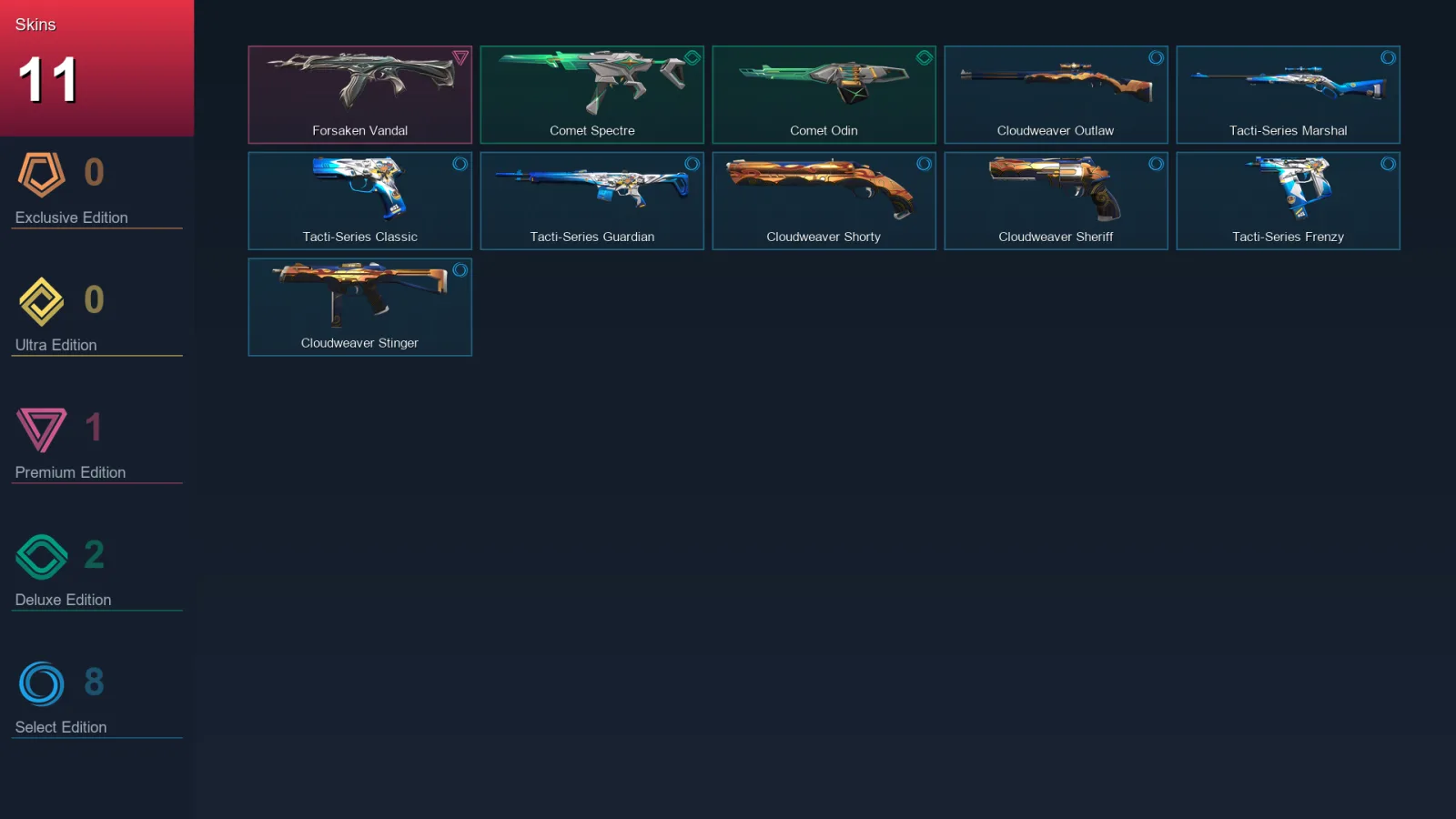 BR | Lv34 | Unranked | 11 Skin | 9 Agent | 18 Buddy
