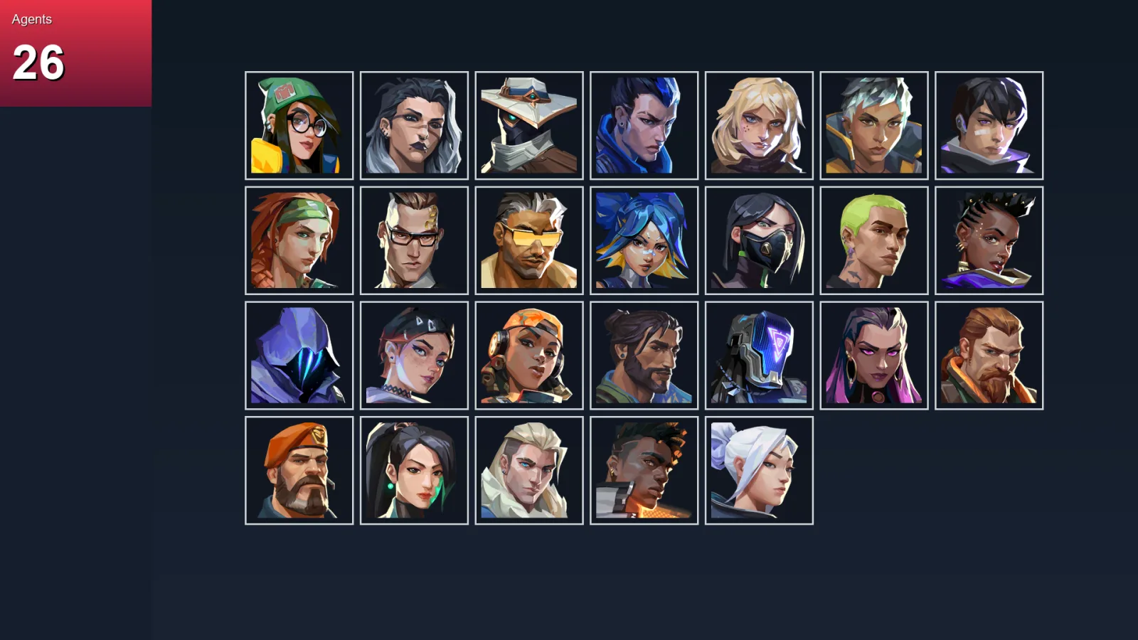 AP | Lv246 | Unranked | 40 Skin | 26 Agent | 83 Buddy