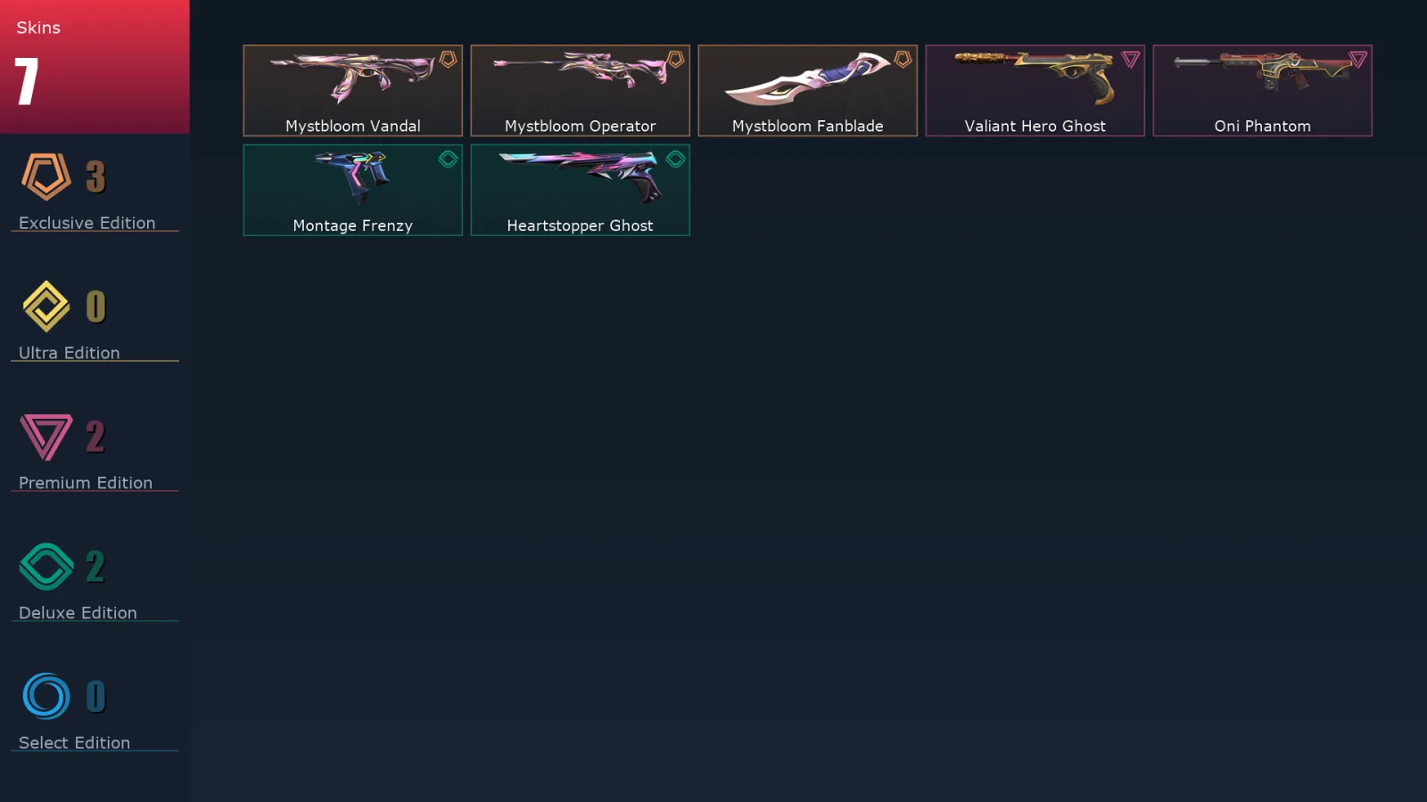 [Valorant] | EU | Level 67 | Diamond 1 | 19 Agents | 7 Skins