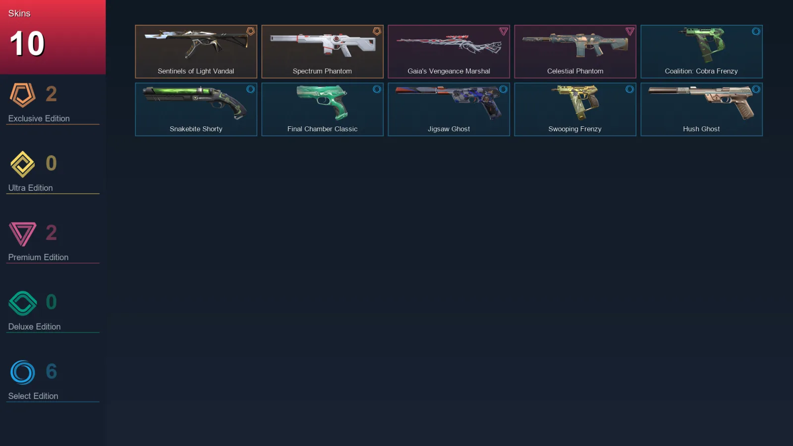 AP | Lv132 | Unranked | 10 Skin | 23 Agent | 65 Buddy