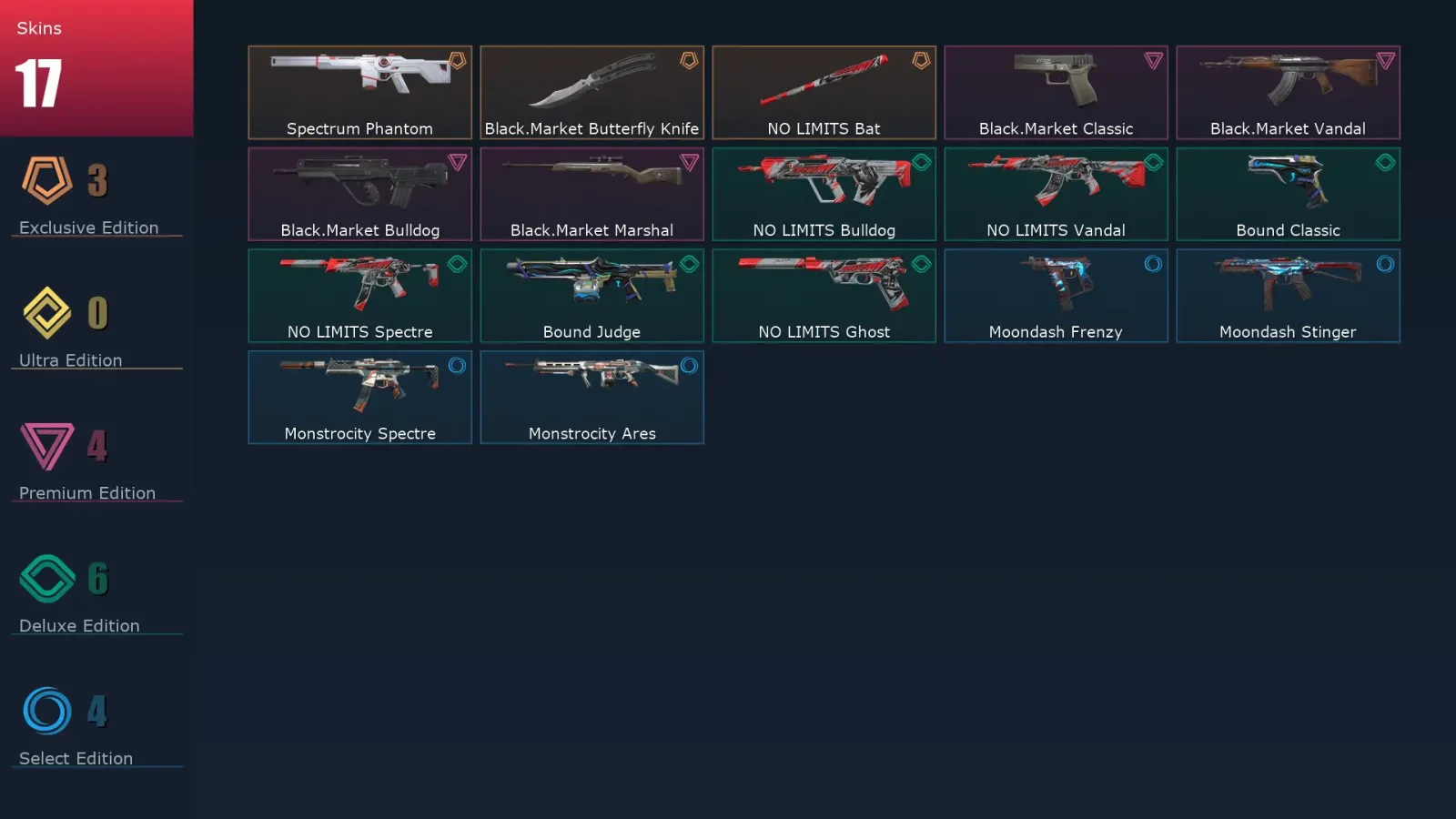 [Valorant] | EU | Level 27 | 9 Agents | 17 Skins — Valorant account