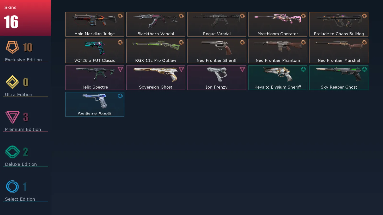 [Valorant] | EU | Level 85 | Gold 3 | 23 Agents | 19 Skins