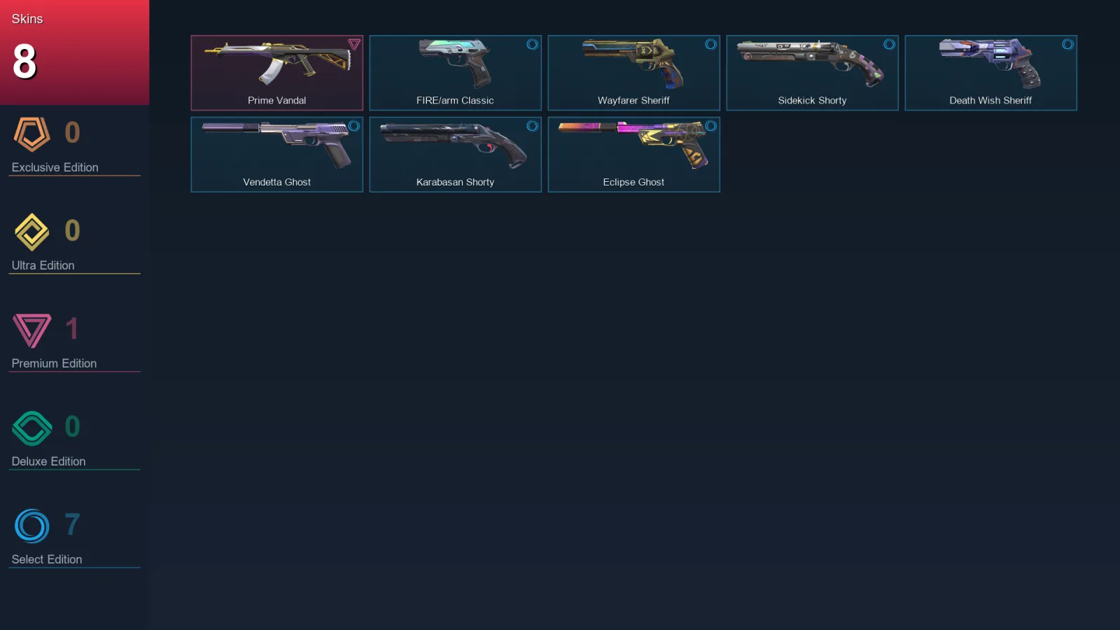 AP | Lv195 | Unranked | 8 Skin | 24 Agent | 94 Buddy — Valorant account