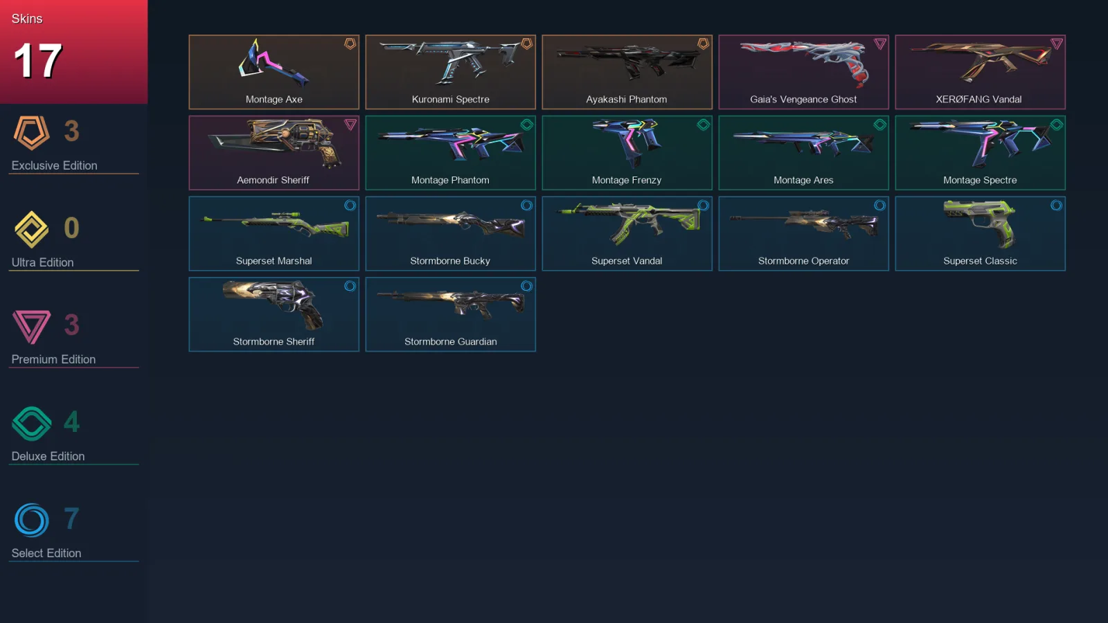 BR | Lv54 | Unranked | 17 Skin | 16 Agent | 36 Buddy — Valorant account