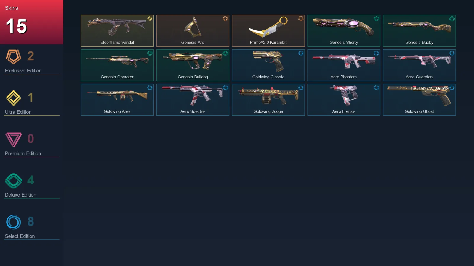 EU | Lv63 | Unranked | 15 Skin | 19 Agent | 31 Buddy — Valorant account